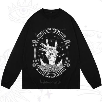 Purplehecate Hair Stylist Club Long Sleeve T-Shirt