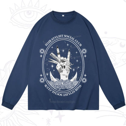 Purplehecate Hair Stylist Club Long Sleeve T-Shirt