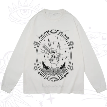 Purplehecate Hair Stylist Club Long Sleeve T-Shirt