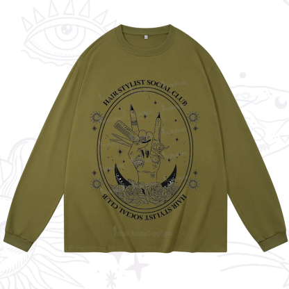 Purplehecate Hair Stylist Club Long Sleeve T-Shirt