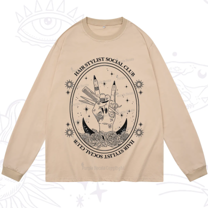 Purplehecate Hair Stylist Club Long Sleeve T-Shirt