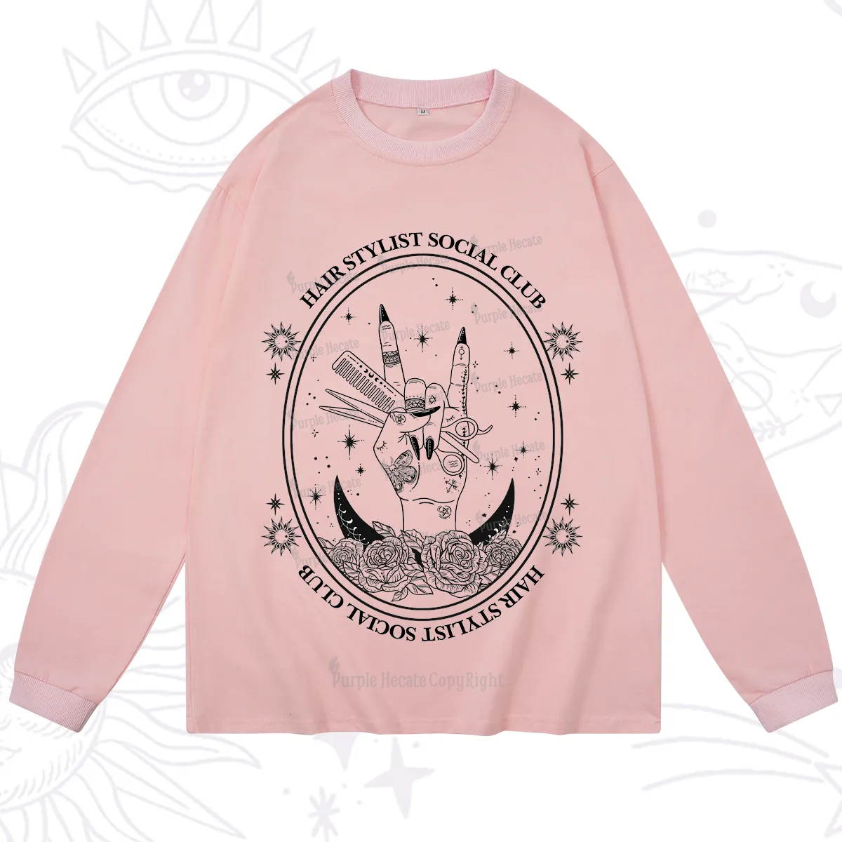 Purplehecate Hair Stylist Club Long Sleeve T-Shirt