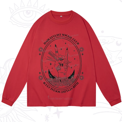 Purplehecate Hair Stylist Club Long Sleeve T-Shirt