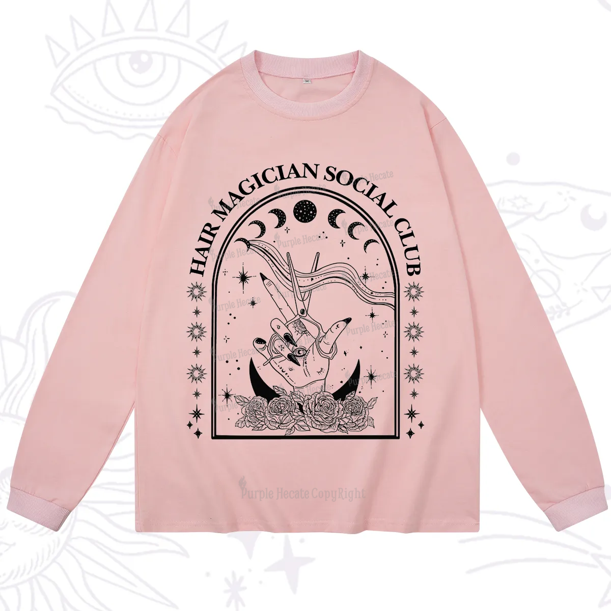 Purplehecate Hair Magician Social Club Collective Long Sleeve T-Shirt