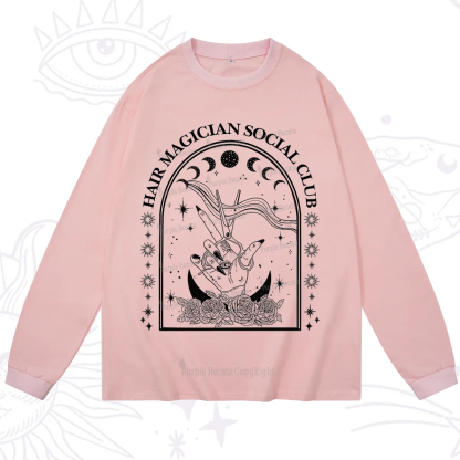 Purplehecate Hair Magician Social Club Collective Long Sleeve T-Shirt