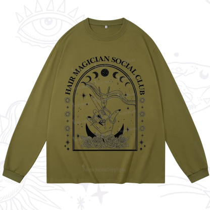 Purplehecate Hair Magician Social Club Collective Long Sleeve T-Shirt
