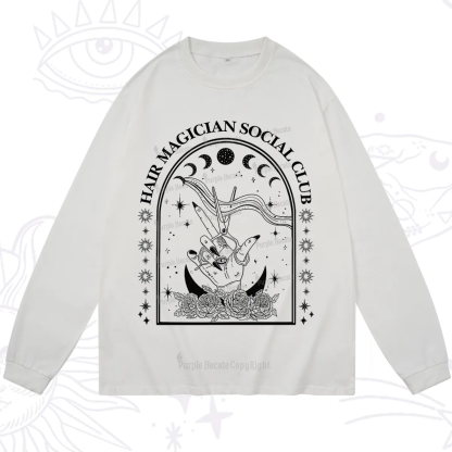 Purplehecate Hair Magician Social Club Collective Long Sleeve T-Shirt