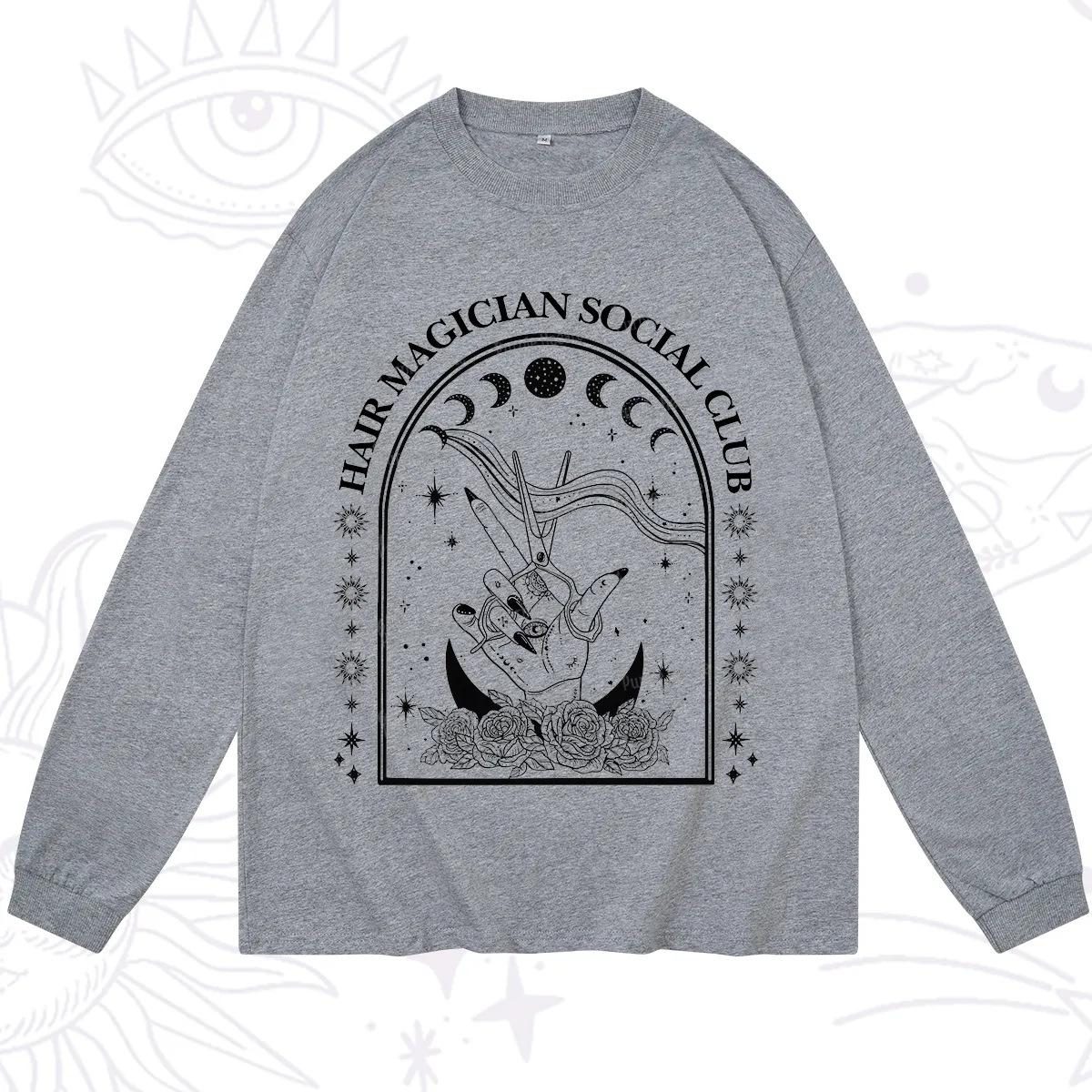 Purplehecate Hair Magician Social Club Collective Long Sleeve T-Shirt