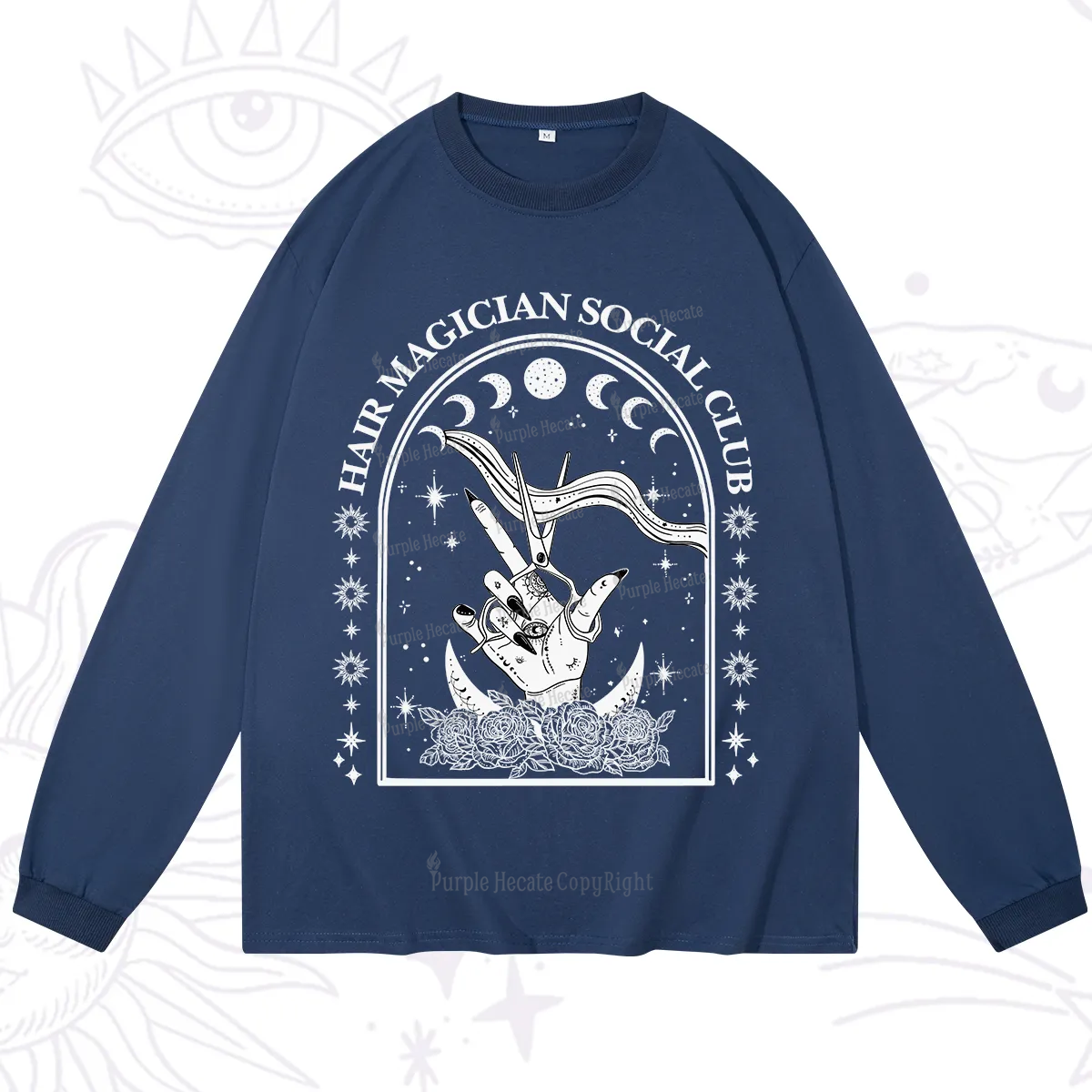 Purplehecate Hair Magician Social Club Collective Long Sleeve T-Shirt