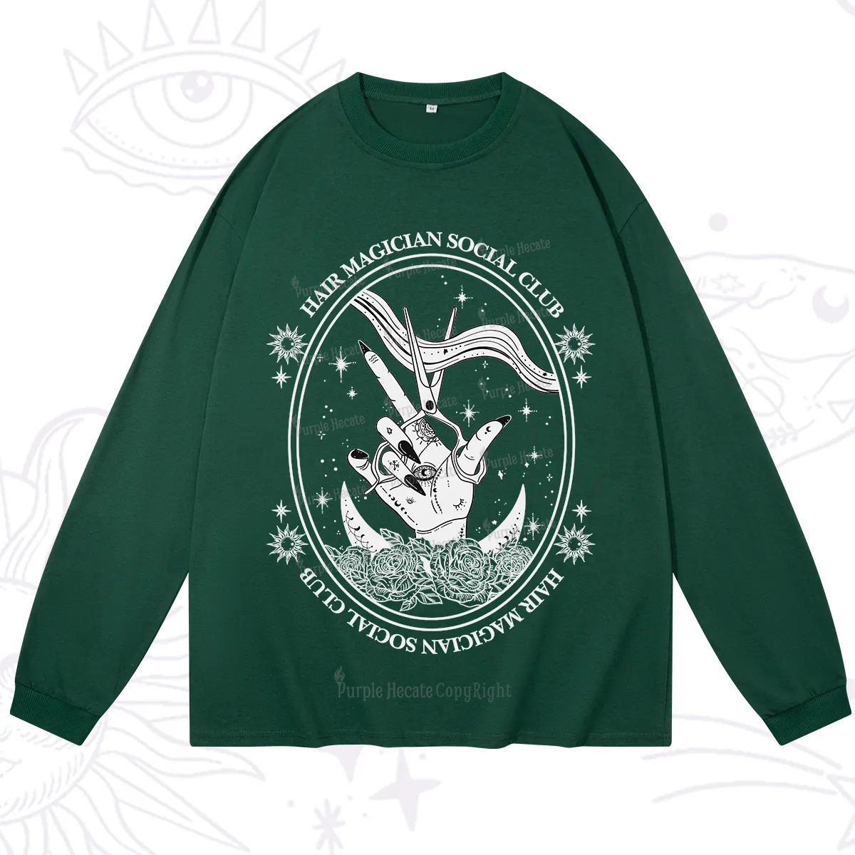 Purplehecate Hair Magician Social Club Long Sleeve T-Shirt