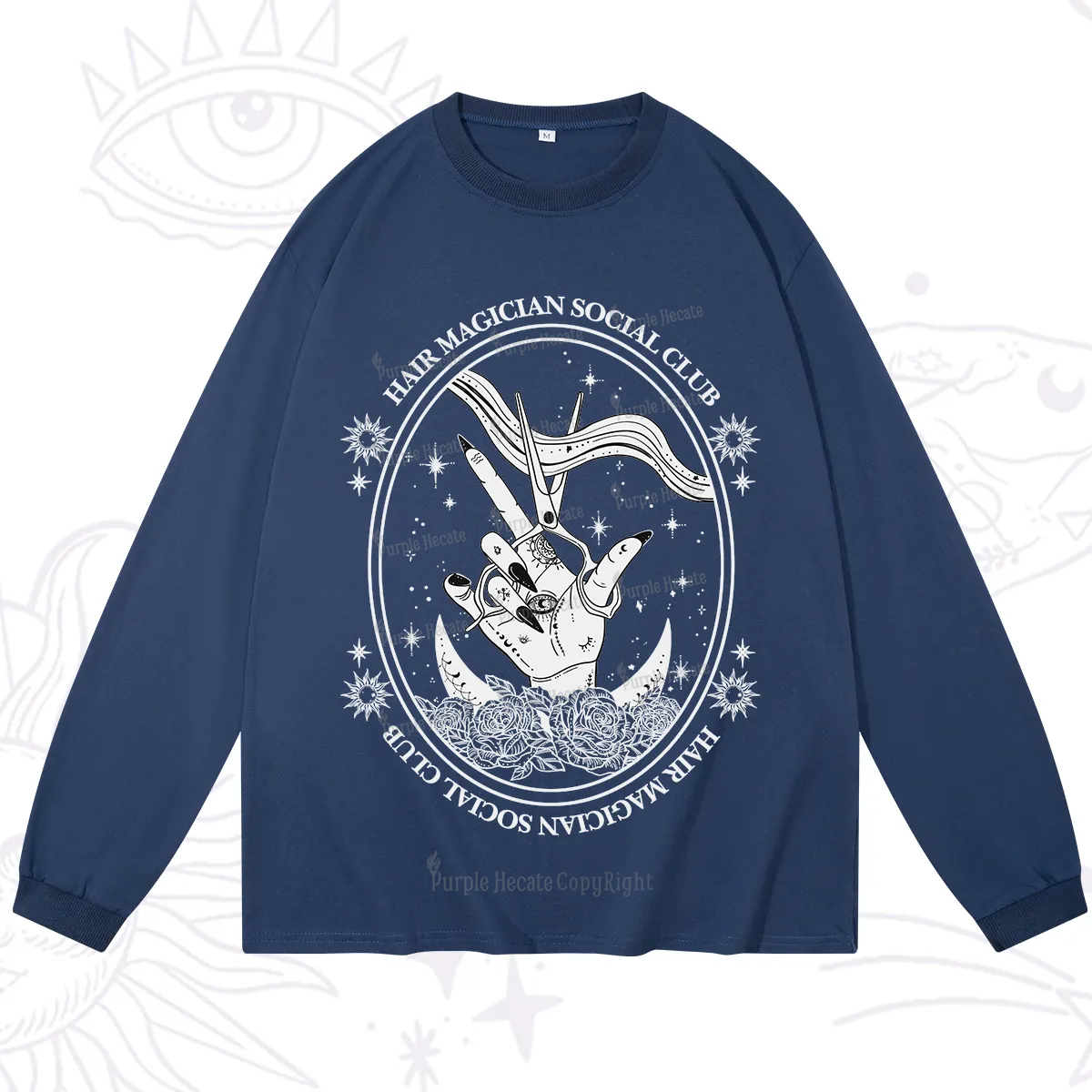 Purplehecate Hair Magician Social Club Long Sleeve T-Shirt