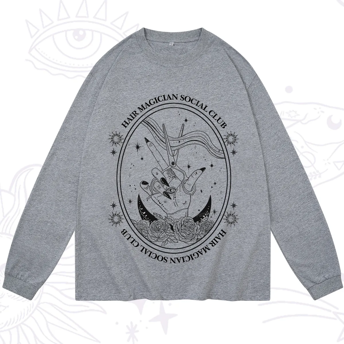 Purplehecate Hair Magician Social Club Long Sleeve T-Shirt