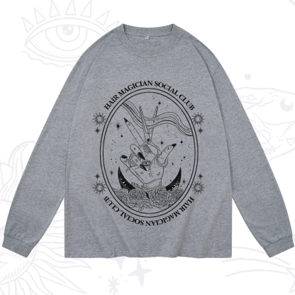 Purplehecate Hair Magician Social Club Long Sleeve T-Shirt