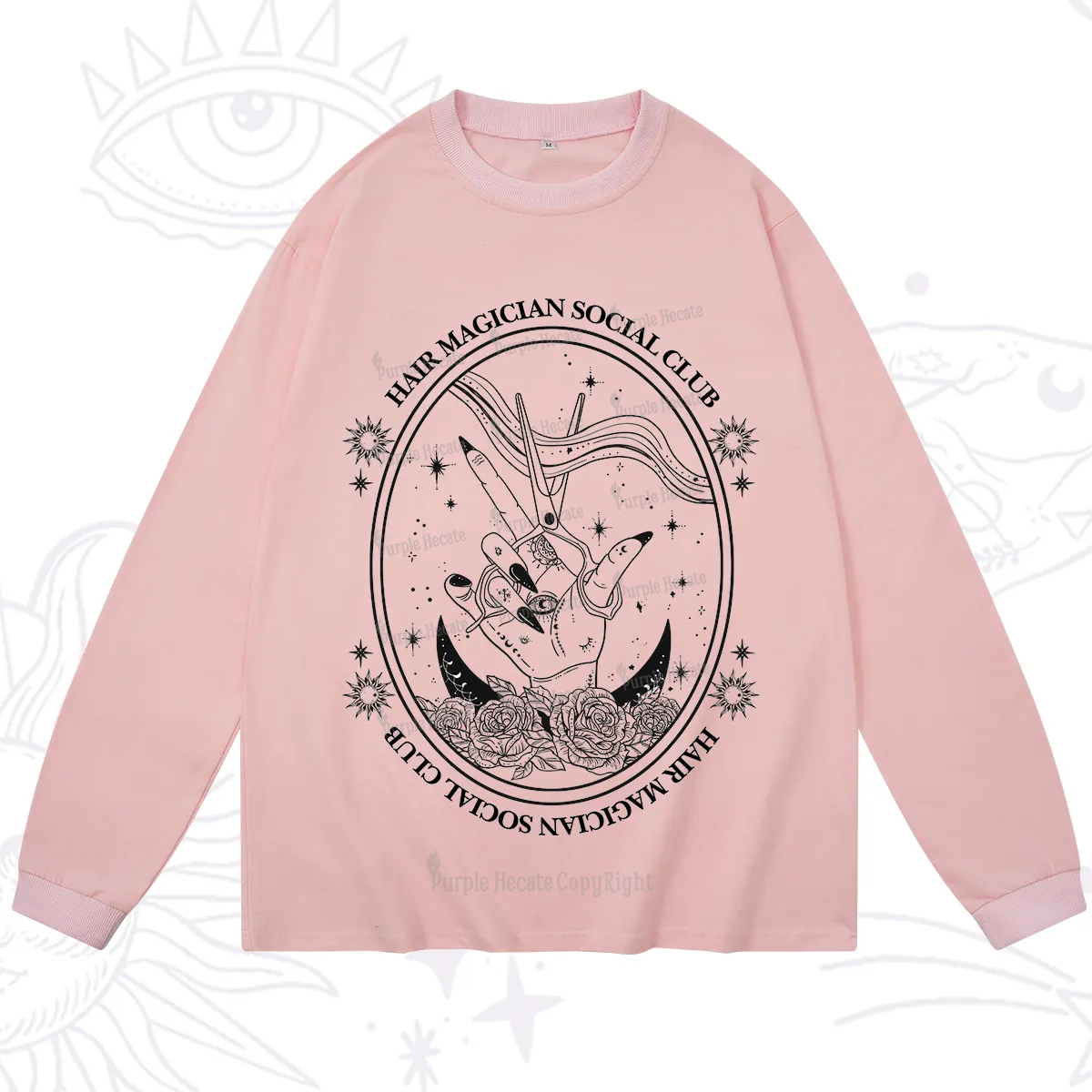 Purplehecate Hair Magician Social Club Long Sleeve T-Shirt