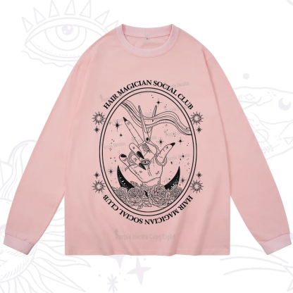 Purplehecate Hair Magician Social Club Long Sleeve T-Shirt