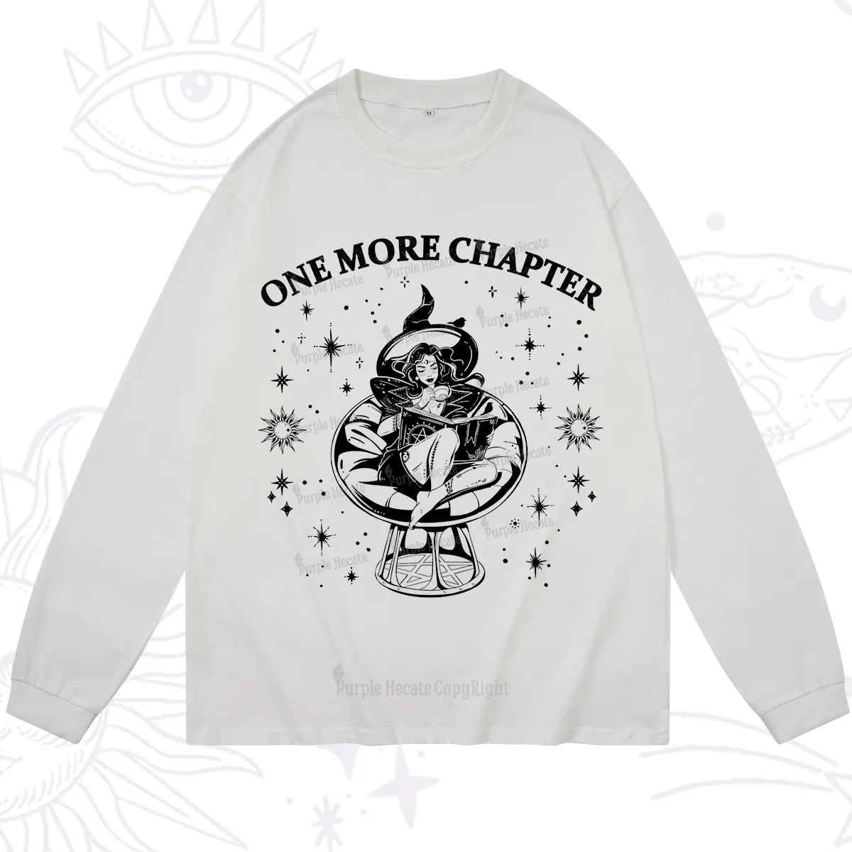 Purplehecate One More Chapter Books Long Sleeve T-Shirt
