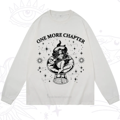 Purplehecate One More Chapter Books Long Sleeve T-Shirt