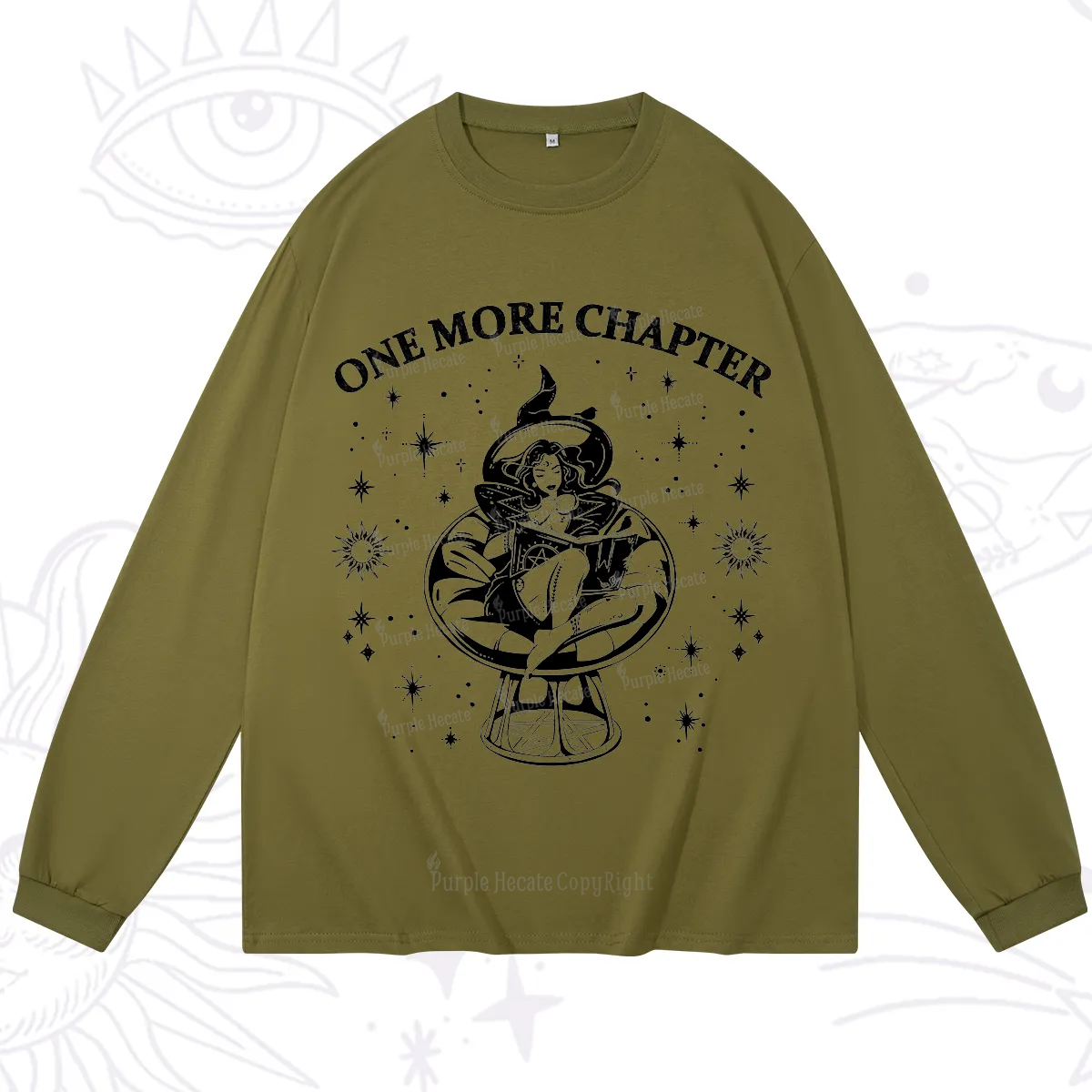 Purplehecate One More Chapter Books Long Sleeve T-Shirt