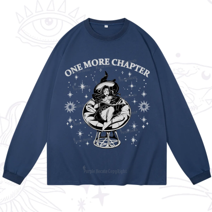 Purplehecate One More Chapter Books Long Sleeve T-Shirt