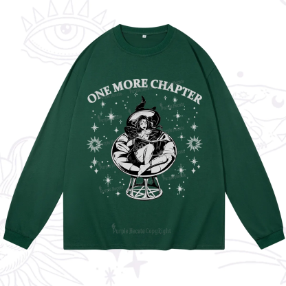 Purplehecate One More Chapter Books Long Sleeve T-Shirt