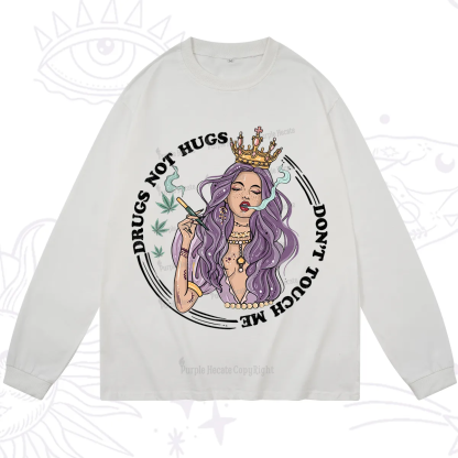 Purplehecate Weed Be Sarcastic Long Sleeve T-Shirt