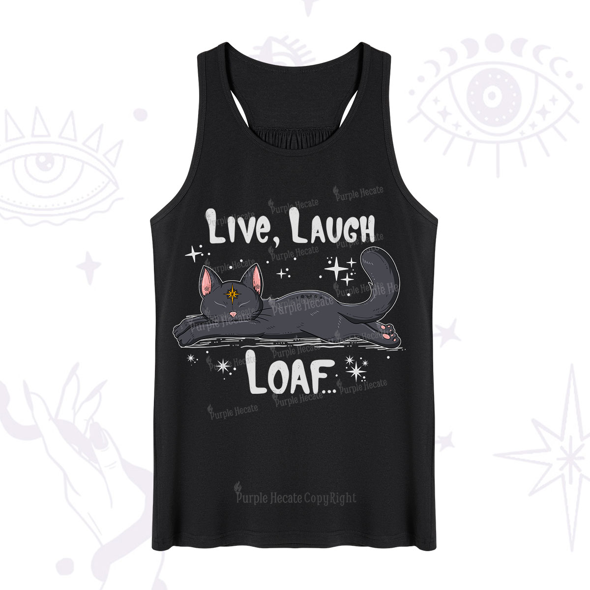 Purplehecate Live Laugh Loaf Tank
