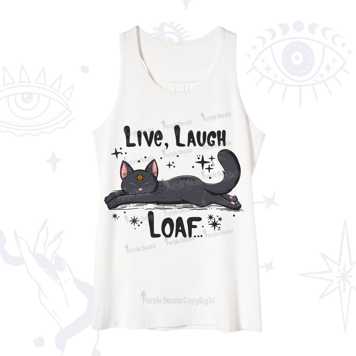 Purplehecate Live Laugh Loaf Tank