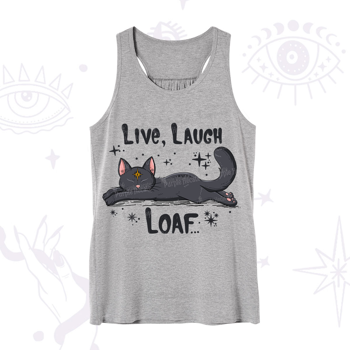 Purplehecate Live Laugh Loaf Tank