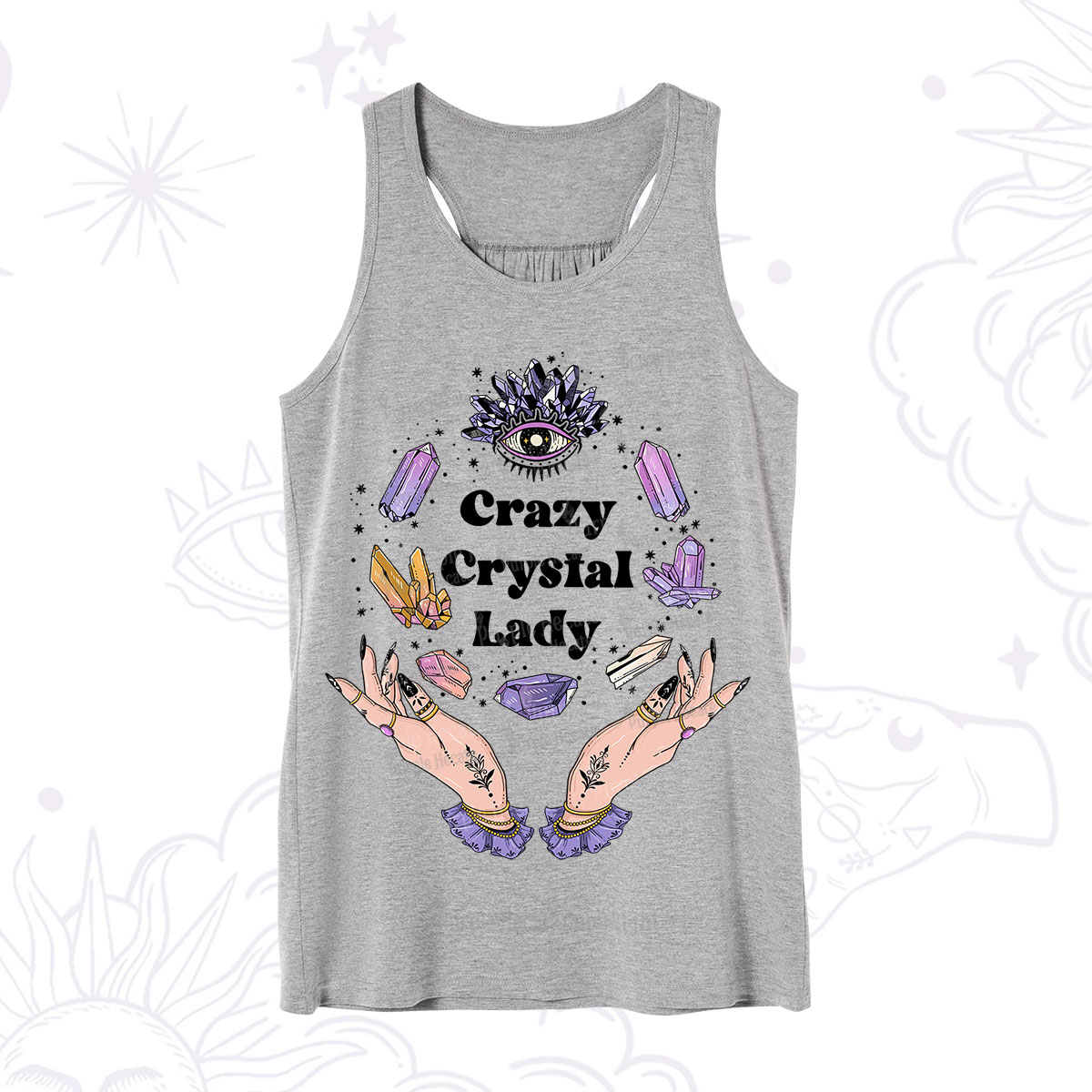 Purplehecate Crazy Crystal Lady Tank