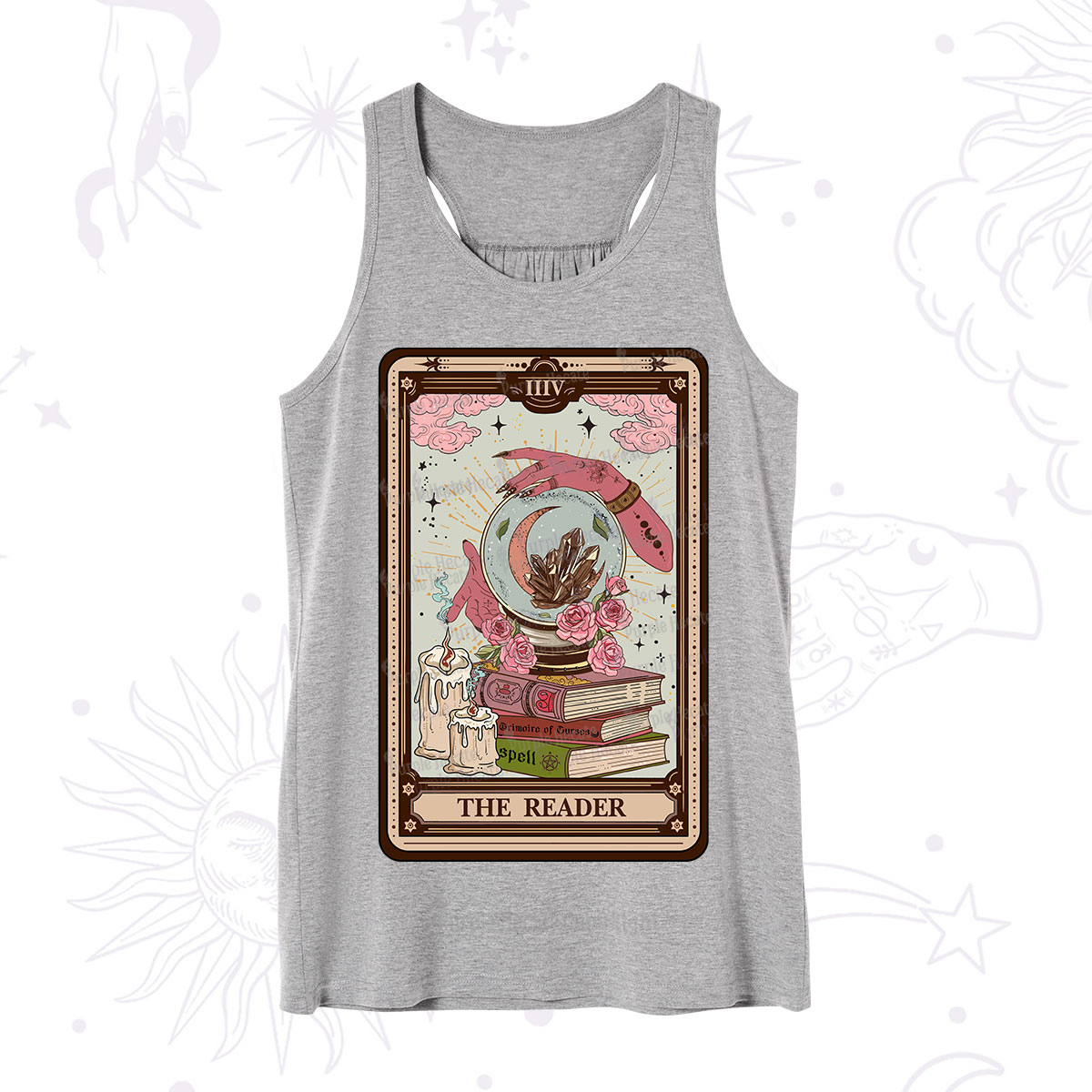 Purplehecate The Reader Tarot Witch Vibes Tank