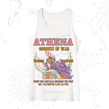Purplehecate Wise War Goddess Athena Tank