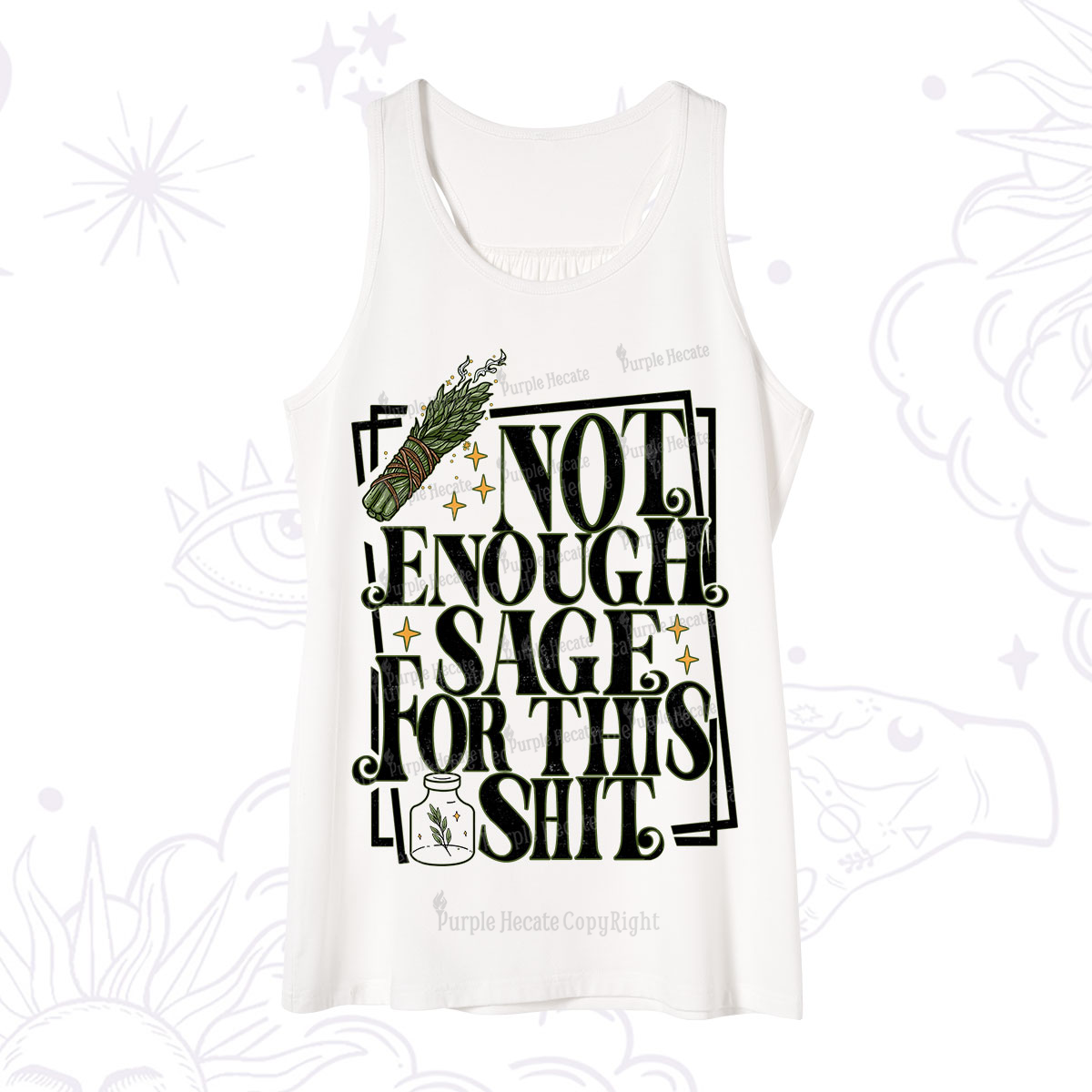 Purplehecate  Smudge for This Shit Tank