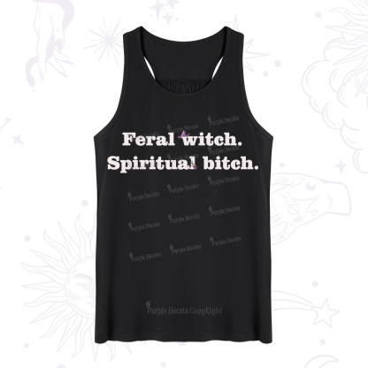 Purplehecate Feral Witch Spiritual Bitch Tank