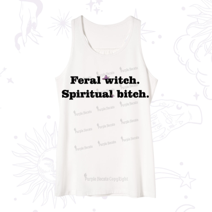 Purplehecate Feral Witch Spiritual Bitch Tank