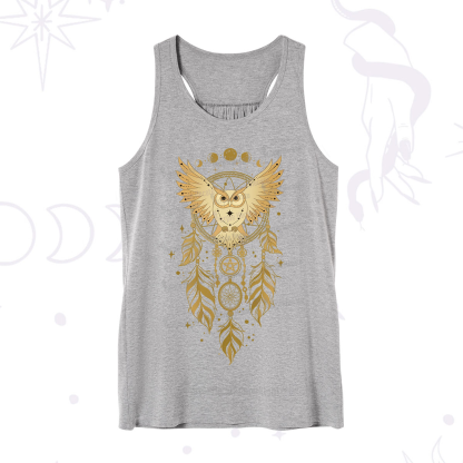 Purplehecate Mystical Owl Dreamcatcher Tank