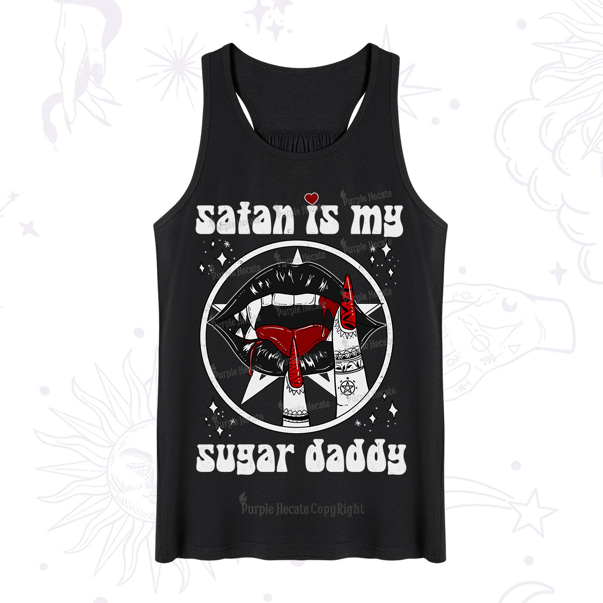 Purplehecate Satan Is My Sugar Daddy Tank