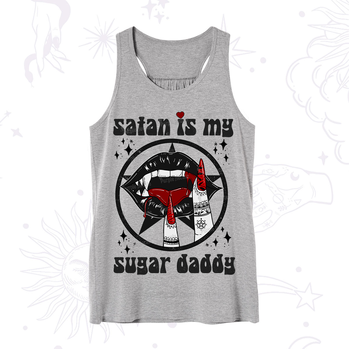 Purplehecate Satan Is My Sugar Daddy Tank