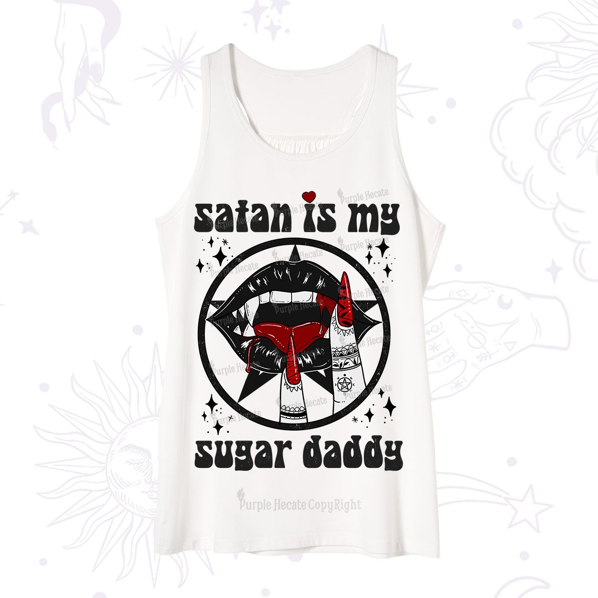Purplehecate Satan Is My Sugar Daddy Tank