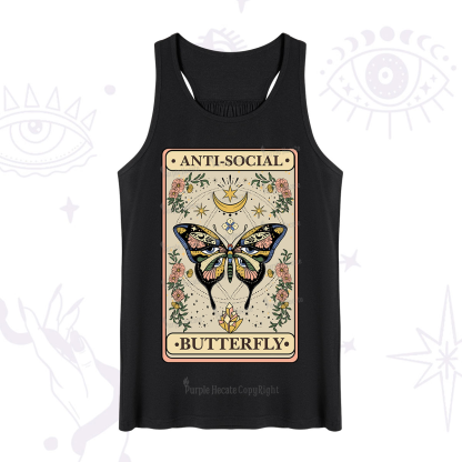 Purplehecate The Anti Social Nutterfly Oracle Card Tank