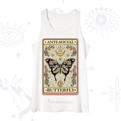 Purplehecate The Anti Social Nutterfly Oracle Card Tank