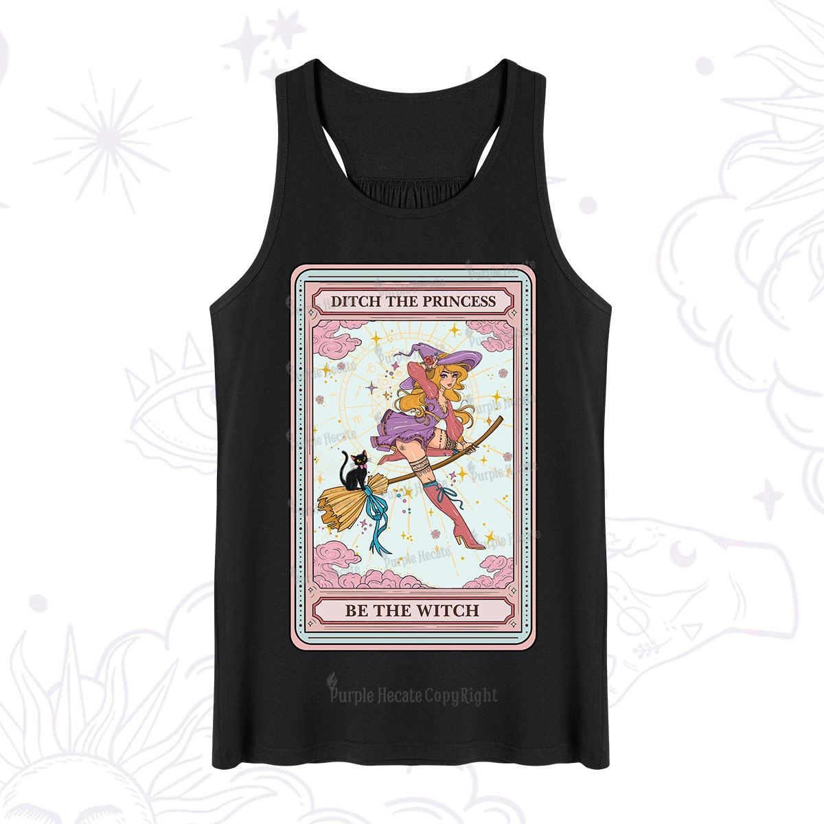 Purplehecate The Ditch The Princess Be The Witch Oracle Card Tank