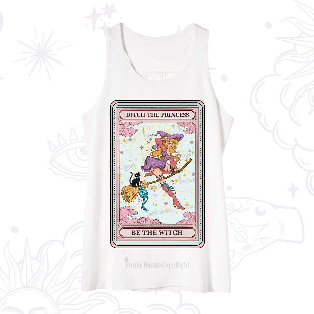 Purplehecate The Ditch The Princess Be The Witch Oracle Card Tank