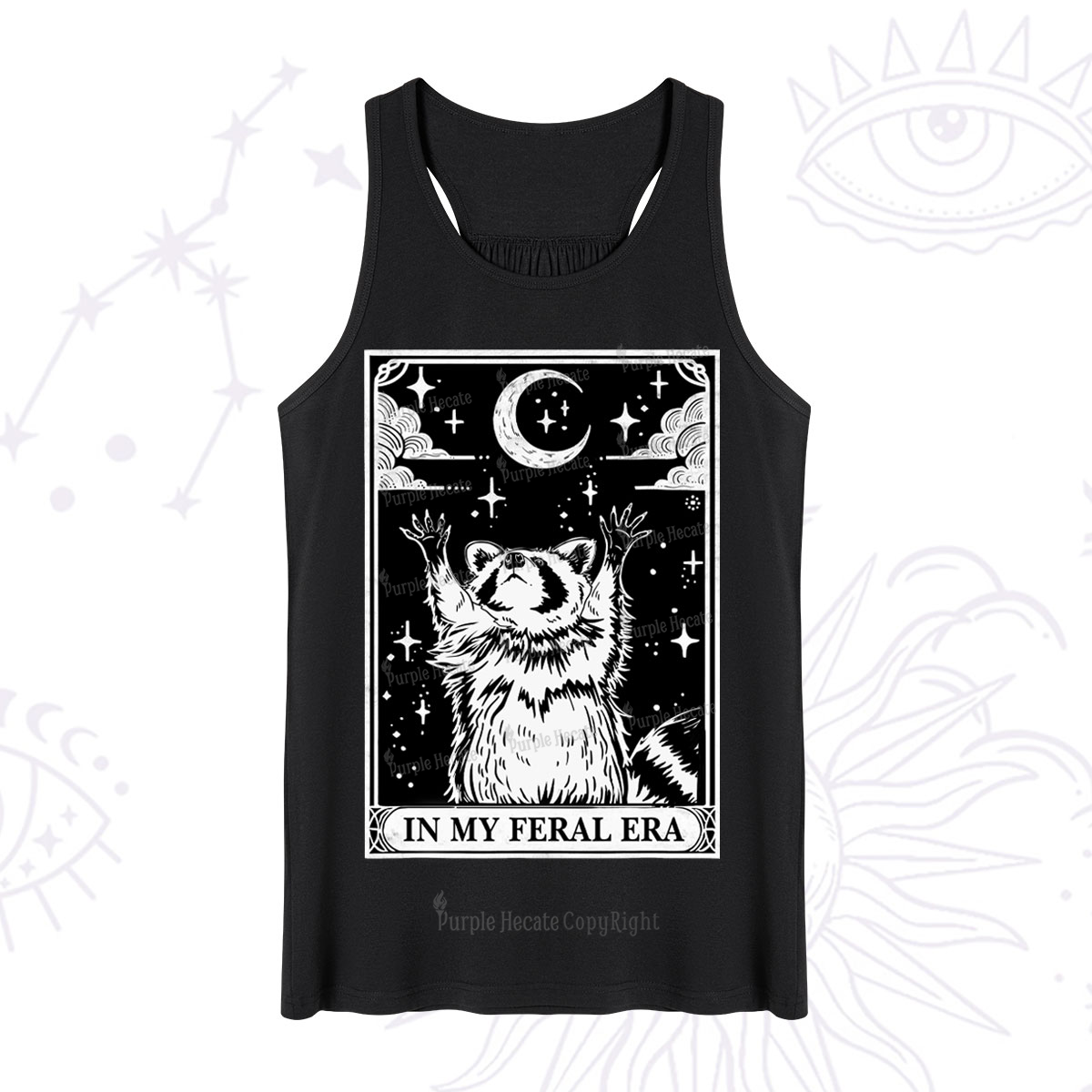 Purplehecate The In My Feral Era Oracle Card Tank
