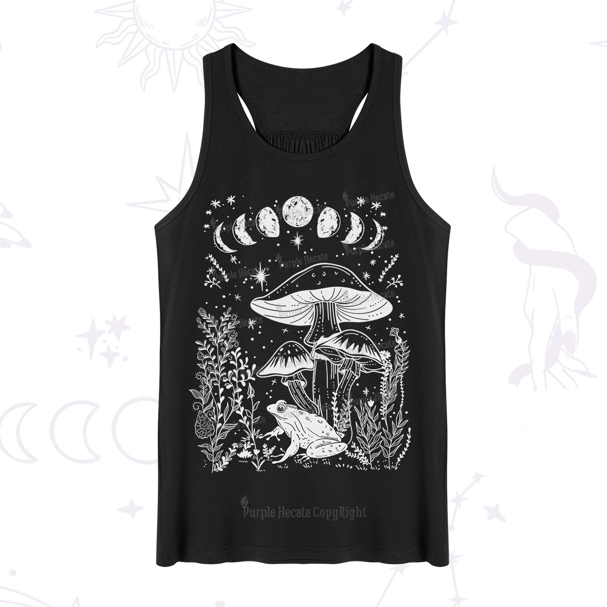 Purplehecate Celestial Frog Mushrooms Tank