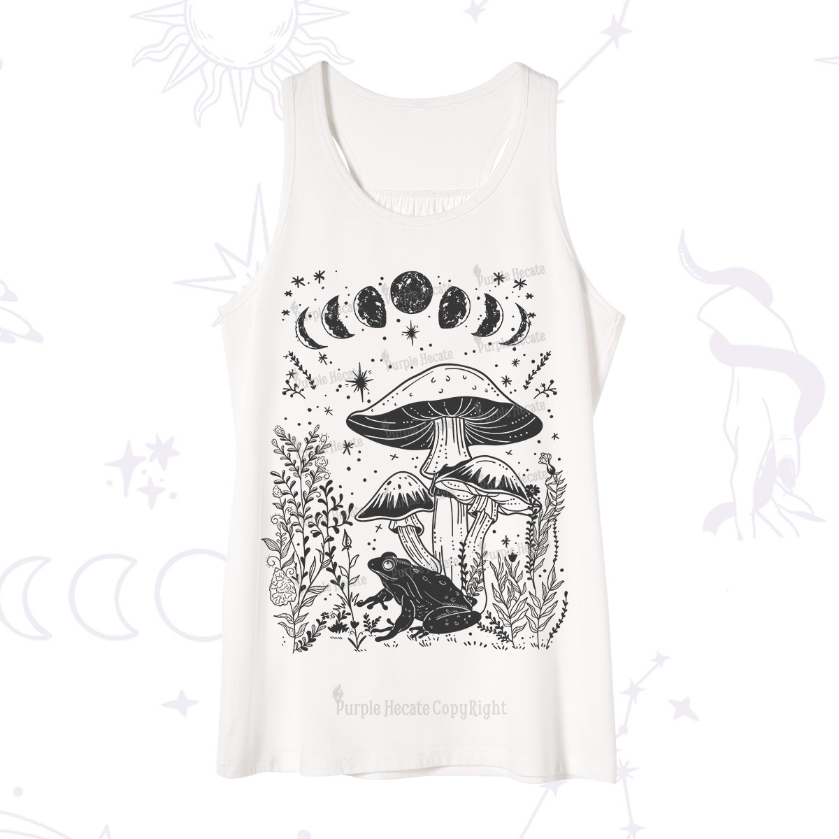 Purplehecate Celestial Frog Mushrooms Tank