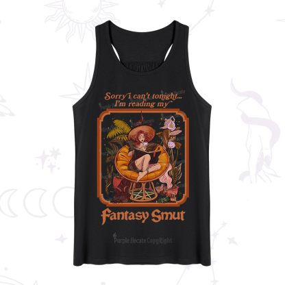 Purplehecate Sorry I Can't Tonight I'm Reading My Fantasy Smut Tank