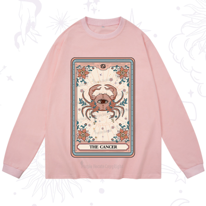 Purplehecate The Cancer Tarot Card Long Sleeve T-Shirt