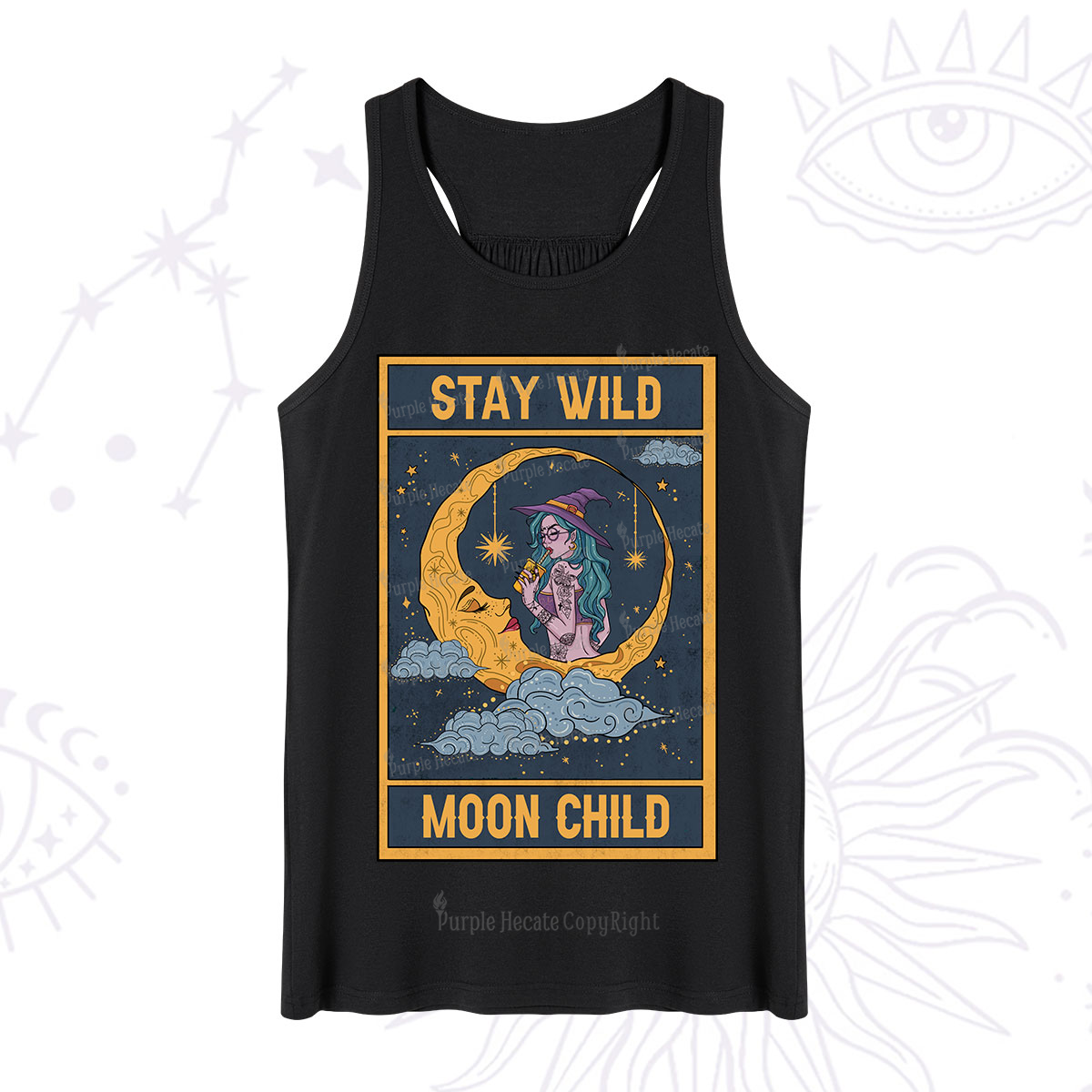 Purplehecate The Stay Wild Moon Child Oracle Card Tank