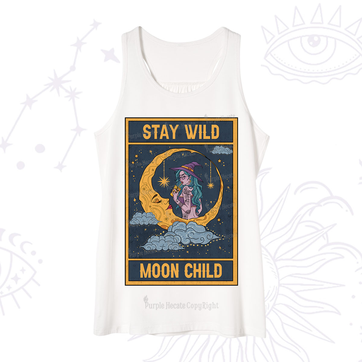 Purplehecate The Stay Wild Moon Child Oracle Card Tank