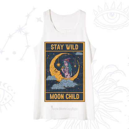 Purplehecate The Stay Wild Moon Child Oracle Card Tank